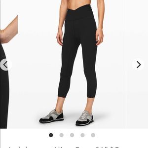 NWOT Align Cross Waist Leggings: Size 6